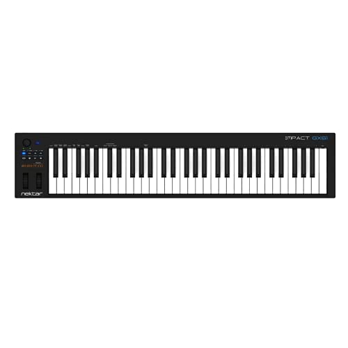 Nektar, 61-Key MIDI Controller, 61 Keys (GX61) Black