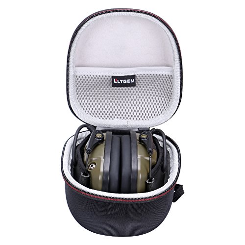 LTGEM Case for Howard Leight Honeywell Impact Sport Sound Amplification Electronic Shooting Earmuff – Hard Storage Travel Protective Carrying Bag