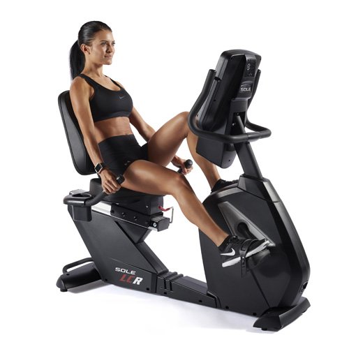 SOLE LCR Light Commercial Recumbent Bike with 40 Resistance Levels and Bluetooth