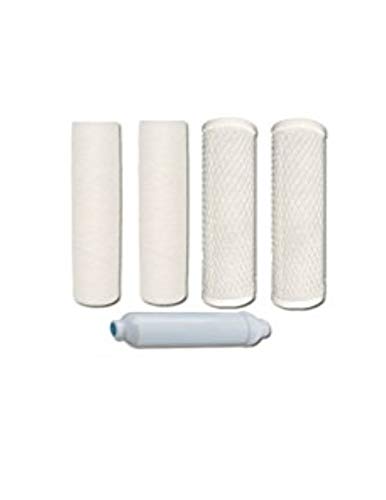 Fits Purwater PW-RO4L RO System Replacement Prefilter and Postfilter Kit – 1/4 Quick Connect by CFS