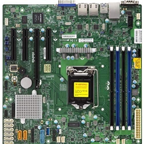 Supermicro Motherboard MBD-X11SSM-F-B Xeon E3-1200 v5 LGA1151 Socket H4 C236 PCI Express SATA MicroATX Bulk