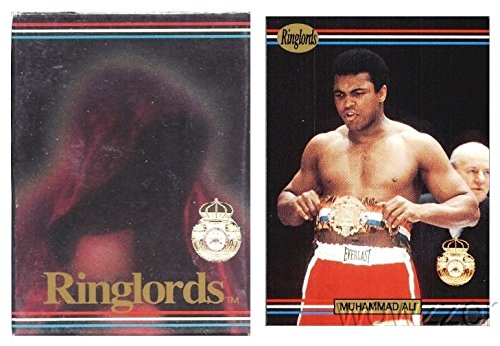 1991 Ringlords Boxing Complete Factory Sealed 40 Card Set Featuring the GREATEST Muhammad Ali! Vintage Set 25 Years old also includes Boxing Legends Lennox Lewis, Evander Holyfield, Julio Cesar Chavaz