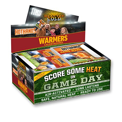 HotHands Game Day Hand & Toe Warmers – Long Lasting Safe Natural Odorless Air Activated Warmers – 24 Pair OF Hand Warmers & 8 Pair Of Toe Warmers