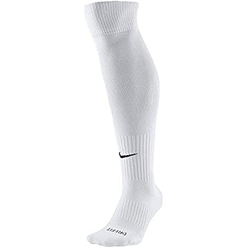 Nike Men`s Classic Cushioned Soccer Socks (X-Large, White)