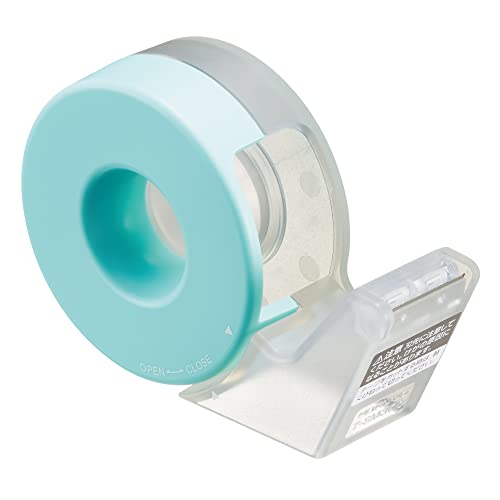 KOKUYO Masking Tape Dispenser Karu-Cut, Light Blue (T-SM300-1LB)