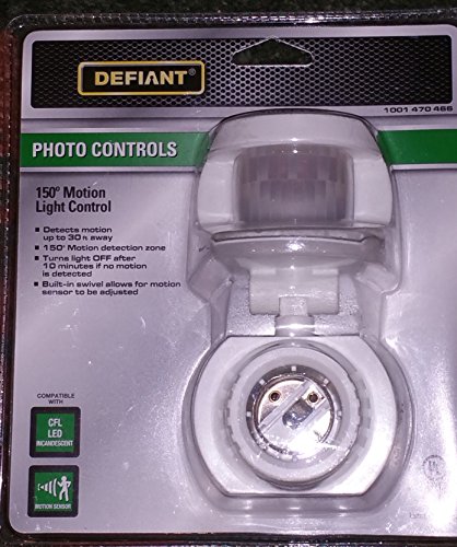 Defiant Photo Controls 150 degree Motion Light Control