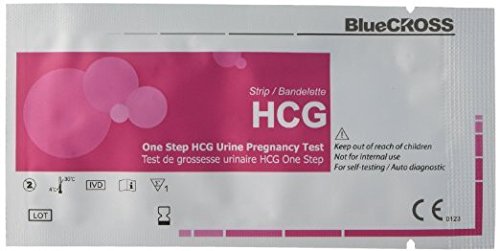 BlueCROSS 10 miu Early Pregnancy test strips (HCG test strips) (20) | The Storepaperoomates Retail Market - Fast Affordable Shopping