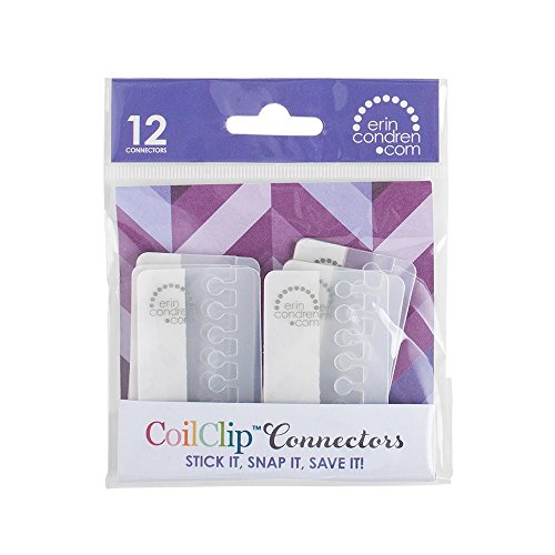 Erin Condren 2″ Coil Clip Connectors, Clear (Acc-Coil)