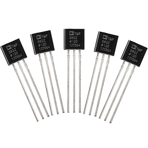KOOKYE 5PCS Temperature Sensors TMP36 Precision Linear Analog Output For Arduino Raspberry Pi