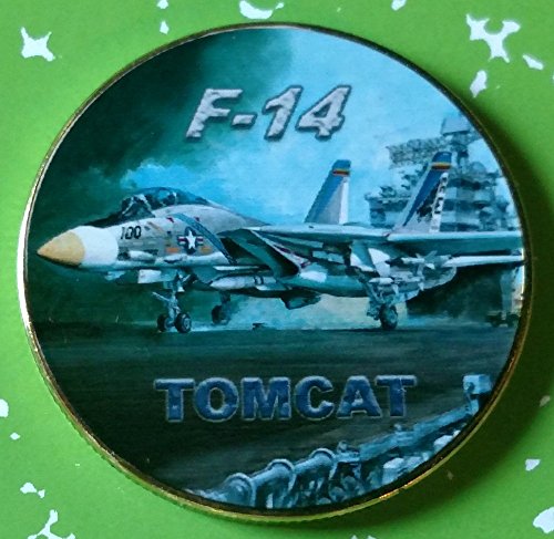 US Navy F-14 Tomcat Colorized Challenge Art Coin