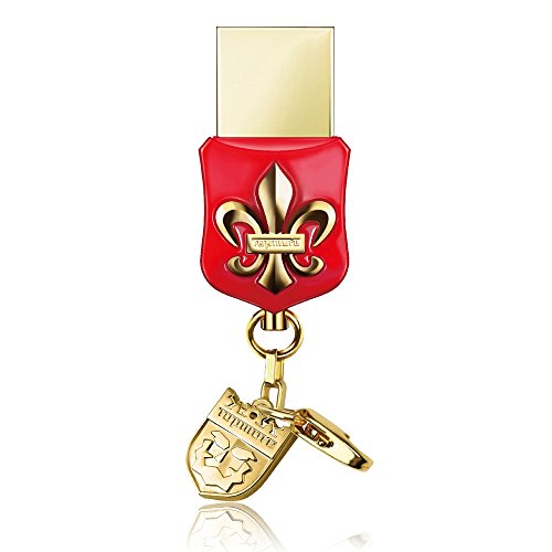 TOPMORE NR Series USB 3.0 The Capets Logo Design Flash Disk Portable High Read Speed Memory Stick (64GB, Red & Gold)