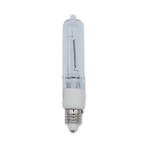 Technical Precision EHT 250W 120V – T4 Clear Tubular Halogen Bulb – Replacement for Ge General Electric G.e Q250cl/mc 130V Light Bulb E11 Mini Candelabra Screw Base – 3000K Warm White – 1 Pack