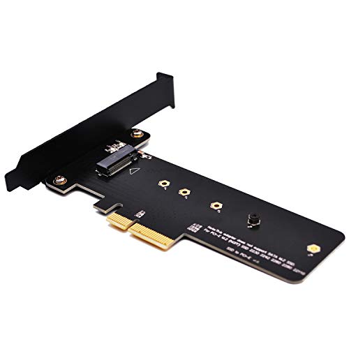 EZDIY-FAB PCI Express M.2 SSD NGFF PCIe Card to PCIe 4.0 x4 M2 Adapter (Support M.2 PCIe 22110,2280, 2260, 2242)