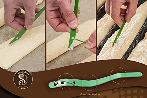 Scandibake Bakers Blade – Hygienic 5 Pack, Original Professional Grade Scoring Tool – Bakers Lame