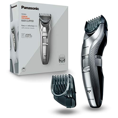 Panasonic ER-GC71 Men’s Beard Trimmer, Cordless/Corded Operation with 2 Comb Attachments and and 39 Adjustable Trim Settings, Washable