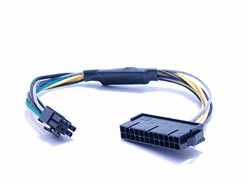 Must Have Gadgets 24 pin to 8 pin ATX Power Supply Adapter Cable for DELL Optiplex 3020 7020 9020 Precision T1700