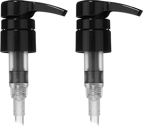 Bar5F N18S Dispensing Pump for Shampoo, Conditioner, Lotion, etc. Fits 1″ Inch Bottle Necks, Pack of 2