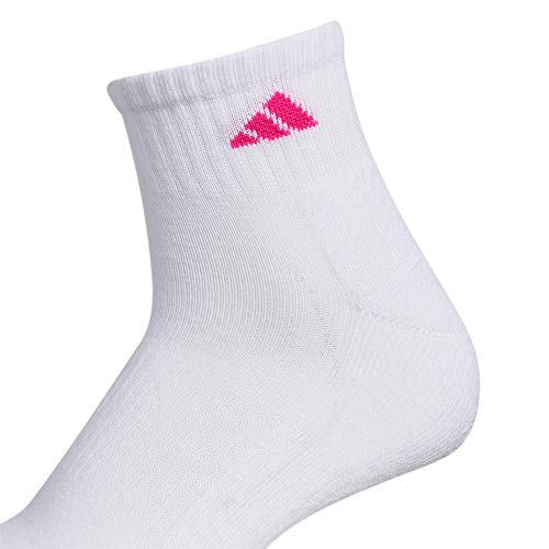 adidas Women’s Athletic Cushioned 6-Pack Quarter, White,SolarRed,Pink,Purple,Green,Blue, Medium | The Storepaperoomates Retail Market - Fast Affordable Shopping