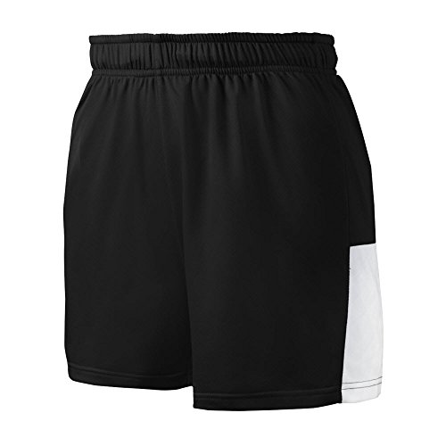 Mizuno Women’s Comp Training Shorts, Black/White, Small