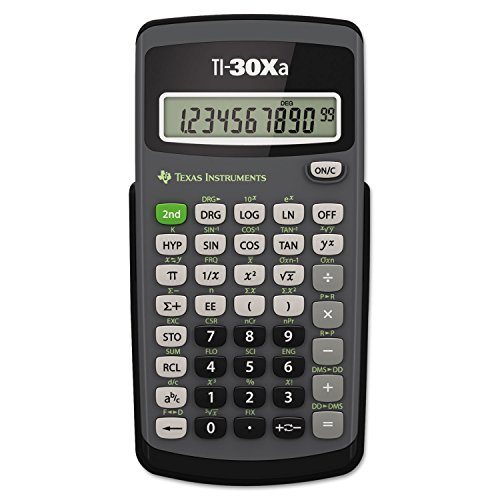 Texas Instruments Ti30xa Ti-30Xa Scientific Calculator, 10-Digit LCD