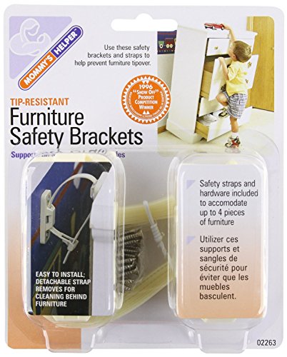 Mommy’s Helper Tip Resistant Furniture Safety Brackets