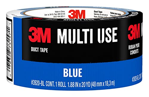 3M 3920-BL Duct Tape, 20 Yards, Blue