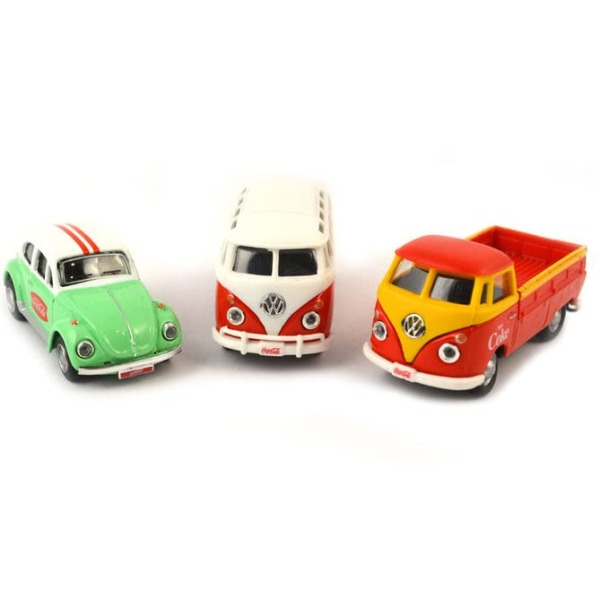 Motorcity Classics 458385 Volkswagen Coca Cola 3 Piece Gift Set 1 72 Diecast Car Models