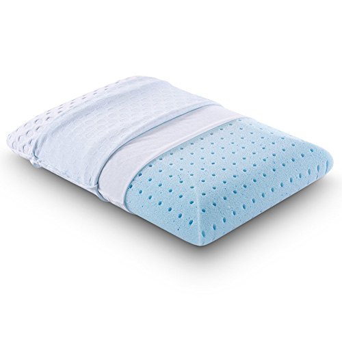 Comfort & Relax Ventilated Memory Foam Bed Pillow with AirCell Technology, Standard, 1-Pack