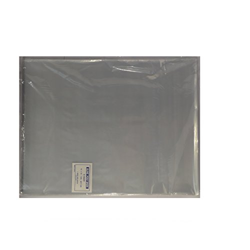 100 – 12 x 15″ Poly Clear Plastic T-Shirt / Apparel Bags 1 Mil 2″ Back Flap Lock