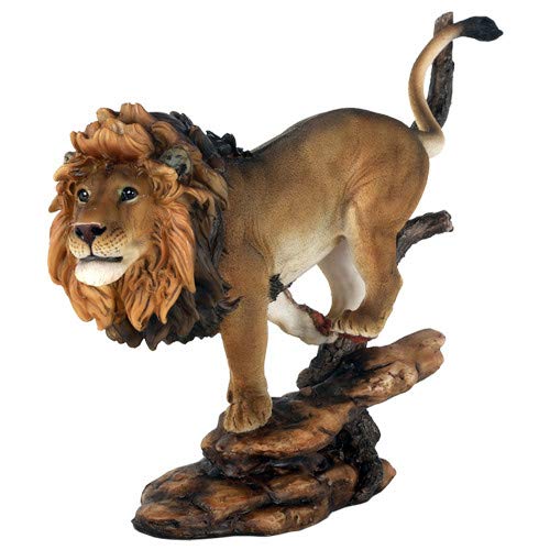 Pacific Giftware 10 3/4″ Pride Rock King of The Jungle Savannah Lion Wildlife Home Statue Simba