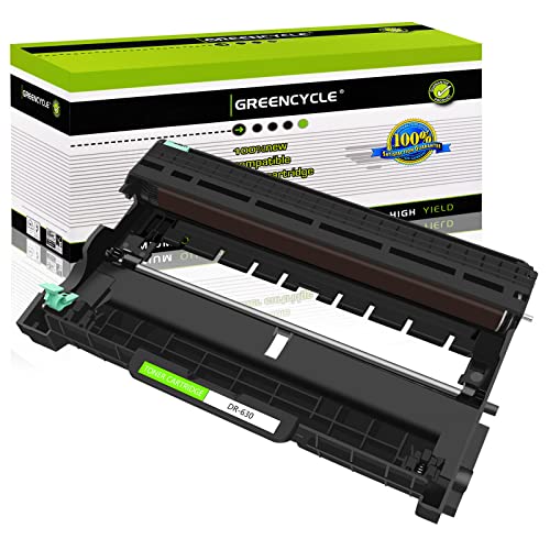 greencycle 1 Pack DR630 DR-630 Black Drum Unit Replacement Compatible for Brother DCP-L2520DW DCP-L2540DW HL-L2360DW HL-L2380DW MFC-L2700DW MFC-L2740DW Laser Printer（Without Toner）
