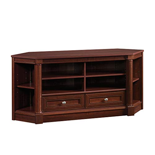 Sauder Palladia Entertainment Credenza, For TVs up to 60″, Select Cherry finish