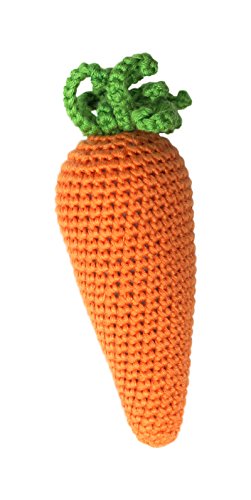 Cheengoo Organic Hand Crocheted Rattle – Carrot