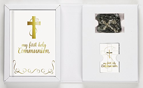 Creative Brands Faithworks – Abundant Grace First Communion Gift Set, 5-Piece, Boy