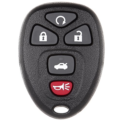 cciyu Keyless Entry Remote Smart Key Fob Shell Case 2005-2008 Fit for Buick Allure 3.6L 2005-2009 Fit for Buick Allure 3.8L 5 Buttons KOBGT04A,22733524,22733524