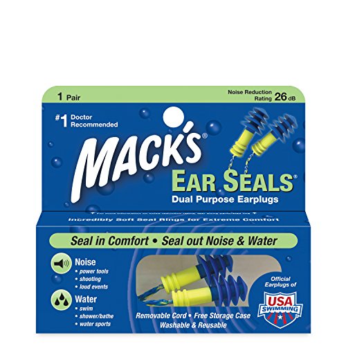 Mack’s Ear Seals Dual Purpose Earplugs 1 Pair (Pack of 3)