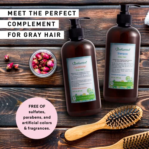 Just Nutritive Gray Hair Conditioner | Gray Hair Treatment | Just Natural Hair Care | Natural Conditioner 16 Oz. | The Storepaperoomates Retail Market - Fast Affordable Shopping