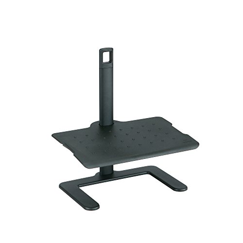 Safco Products 2129BL Adjustable Footrest, Black, 20″W x 14.25″D x 21.5″H