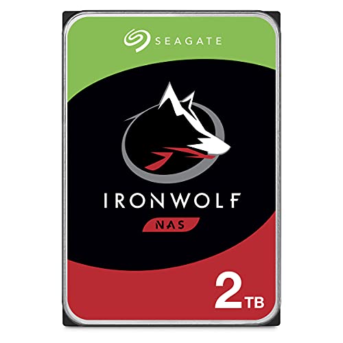 Seagate IronWolf 2TB NAS Internal Hard Drive HDD – 3.5 Inch SATA 6Gb/s 5900 RPM 64MB Cache for RAID Network Attached Storage (ST2000VN004)