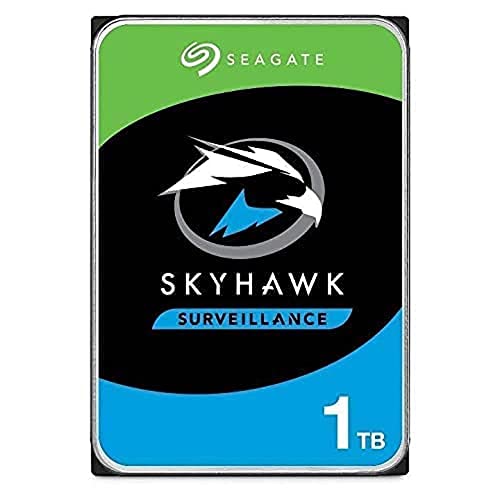 Seagate SkyHawk 1TB Surveillance Hard Drive – Sata 6Gb/s 64MB Cache 3.5-Inch Internal Drive (ST1000VX005)