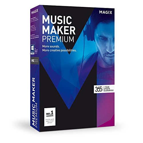 MAGIX Music Maker – 2017 Premium Edition – Music program: Record, edit and remix your own music.