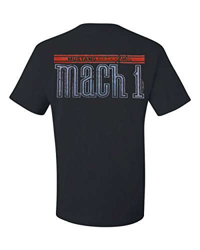 Licensed Ford Mustang Mach 1 T-Shirt 50th Anniversary Tee Shirt Black 4X-Large