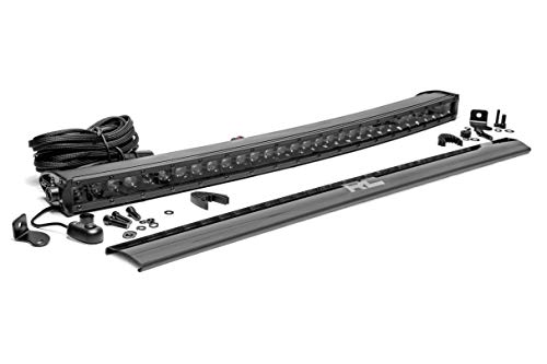 Rough Country 30″ Black Series Curved Single Row CREE LED Light Bar – 72730BL