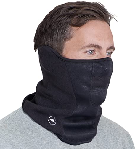Tough Headwear Winter Face Mask & Ski Mask Neck Gaiter – Cold Weather Half Balaclava – Tactical Neck Warmer for Men & Women