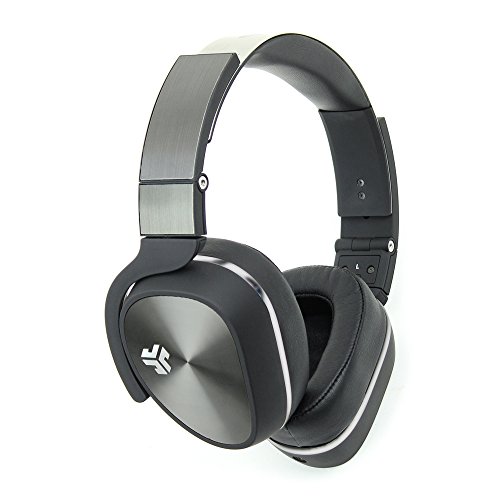 JLAB Audio Flex Studio Bluetooth Noise Canceling DJ Style Headphones with Metal Build, Carrying case and Folding for Easy Travel.