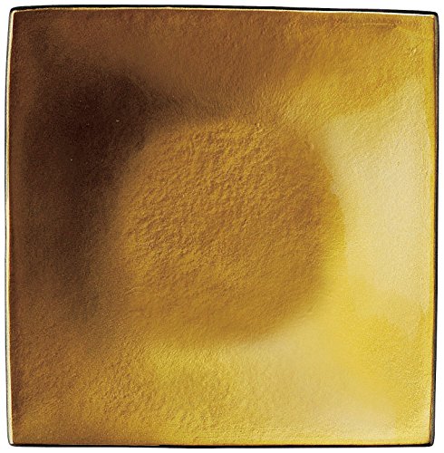 丸東 Ninja Square Plate, L21.5×S21×H4.5cm, Golden