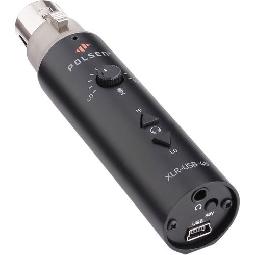 Polsen XLR-USB-48 – XLR to USB Audio Interface