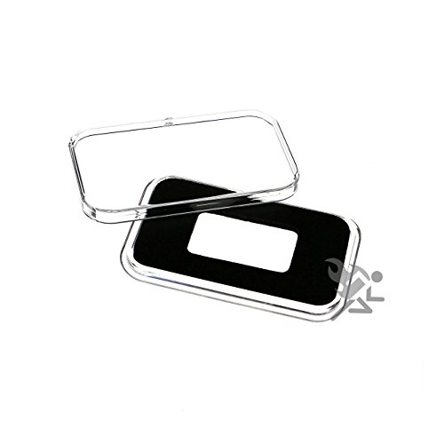 OnFireGuy Air-Tite Black Ring Capsule Holders for 10 Gram Gold Bars Qty: 25