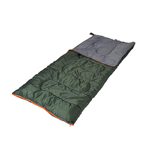 Scout- 3 Lb – 33 in X 75In Rect. Sleeping Bag – Forest Green