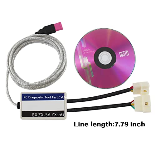 SINOCMP PC Diagnostic Tool for Hitachi EX & ZX Series Excavator Hitachi Diagnostic Tool Test Cable V 2.48, 3 Month Warranty | The Storepaperoomates Retail Market - Fast Affordable Shopping